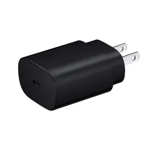 25W Fast Charging Type-C Cable Wall Charger Travel Adapter For Samsung Note 10 Plus / S10 Plus S10e S9 Plus S8 thumbnail-5