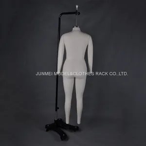 Dongguan New Arrival Missy 8 Fabric Full Body Dress Form With Collapsible Shoulder Dummy Tailor Female Mannequin thumbnail-5