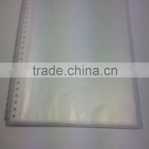 Plastic 23 Holes Ring Clip Clear Pocket Display Book thumbnail-1