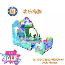 Guangdong Zhongshan Tai Le Amusement Children's Video Game Indoor Game Room Shooting Water, Shooting Ball, Lottery, Amusement Equipment Happy Dolphin (LT-RD08) thumbnail-1