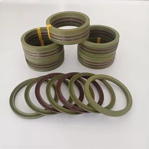 Custom-made V-type Fluorine Rubber Seal Ring, Combination Sealing Heat and Acid Resistant Rubber Ring, Molded Parts thumbnail-1