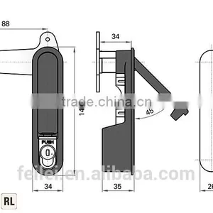 High Quality RoHS Chrome Plated Metal Industric Lock thumbnail-6