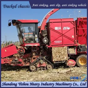 Harvester Modified Rubber Track Chassis for Rainy Season Anti Sinking Vehicle thumbnail-3