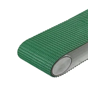 Low Noise Petrol Green PVC Conveyor Belt for Logistics Industry thumbnail-2