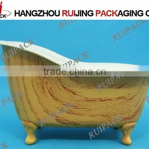 Wood Craft Mini Bathtub Shape Storage Container,plastic Bathtub Container for Storage Products thumbnail-1