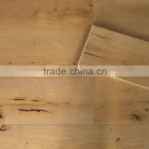 Oiled Coating Oak Engineered Flooring/Raised Knots Oak Engineered Flooring/Smoked Oak Wood Flooring thumbnail-4