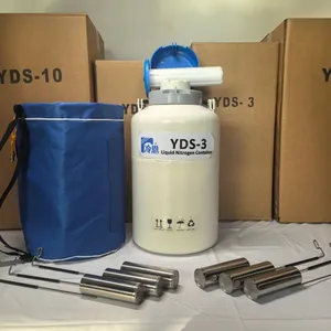 Small Liquid Nitrogen Container of Cryopreservation Animal Semen 3L thumbnail-1