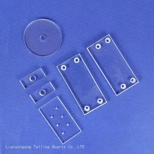 Optical Quartz Glass Plate Quartz Disk Quartz Sheet for Semiconductor thumbnail-1