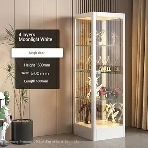 Museum Gift Shop Display Case, Tempered Glass, Lockable, Steel Frame — Retail Display Cabinet Factory Supplier thumbnail-2
