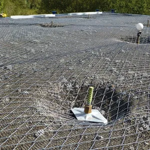 G65/3 Woven Steel Wire Rockfall Netting Plain Weave Slope Protection Mesh Zn/AI Coating Wholesale Supplier for Cliffs/Highways thumbnail-5