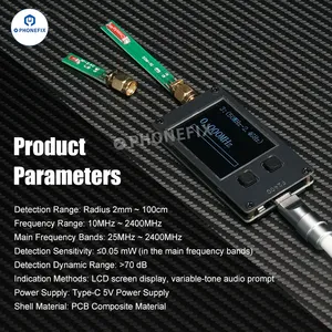 F2400 Signal Frequency Tester for Phone/BlueTooth/WiFi/Car Key Repair thumbnail-3