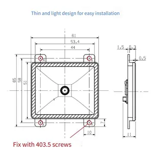 Xingtong Xt206h Embedded qr Code Scanning Module for Turnstiles, Automatic Barcode Scanner, Manufacturer of High-density Barcode Scanners thumbnail-4
