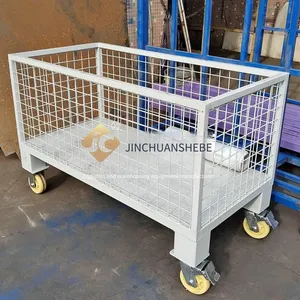 Jinchuan Non-standard Heavy-duty Foldable Storage Cage, High-strength Load-bearing, Full-perimeter Visibility, Safe Stacking, Durable and Sturdy thumbnail-1