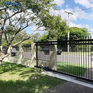 Manufacturer's Outdoor Steel Fence Panels Eco-Friendly Powder Coated Custom Made Steel Field Fence thumbnail-4