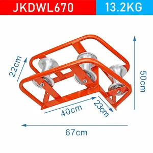 Aluminum-Wheel Cable-Laying Pulley – Lightweight, Corrosion-Resistant & High-Efficiency for Power & Communication Cable Installation thumbnail-4