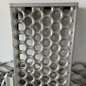 Traction Tread Plank Grating Dimple Perforated Metal With Round Hole Anti Skid Plate for Flooring Walkway thumbnail-1