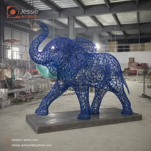 Modern Elephant Sculpture for Landscape Design Projects thumbnail-4