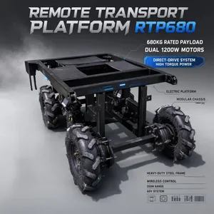 Multipurpose Electric Drive Remote Control Platform For Farm Crop Hauling thumbnail-5
