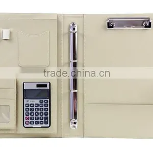 A4 Customizable Leather Loose-leaf Manager Folder thumbnail-3
