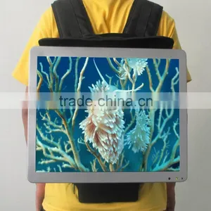 21.5 Lcd Monitor Backpack Led Display Usb Digital Video Player Greeting Cards Hot hd Digital Video Usb Mp4 Video Player thumbnail-2