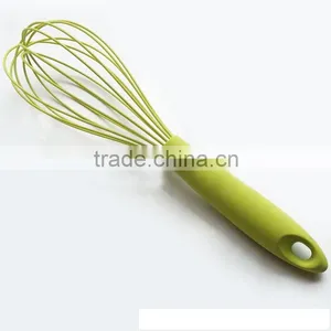 In Stock Food Safety Hand Held Silicone Whisk Egg Whisk Egg Beaters Silicone Hand Mixer Egg Beater thumbnail-3