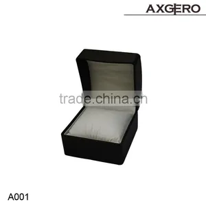 2016 Custom Logo Black Luxury Leather Watch Box thumbnail-4