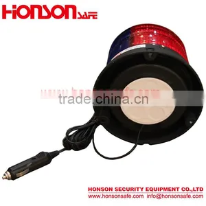 3W Led Vehicle Strobe Flash Warning Amber Beacons With Cigarette Plug HTL-118 thumbnail-2