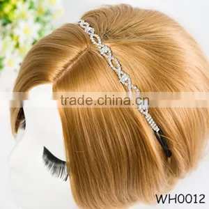 2015 Fashion Design Crystal Rhinestone Bride Crown Wholesale for Wedding thumbnail-1