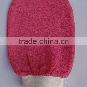 Pink Kessa Viscose Morocco Hammam Scrub Mitt thumbnail-1