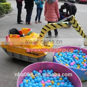 2015 QingHeng New Kids Ride on Toy Excavator Cheap Price thumbnail-5