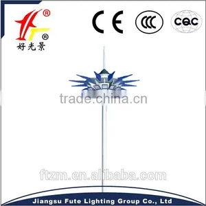Factory Price Led or HPS High Mast Lighting With LED Fixtures or HPS Lamps & Auto Lifting System thumbnail-1