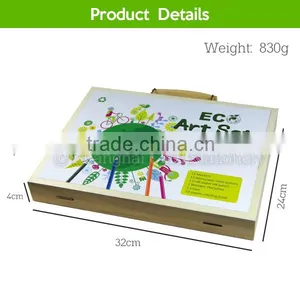 Eco Creative Natural Wooden Gift Box Rainbow Art Set thumbnail-4