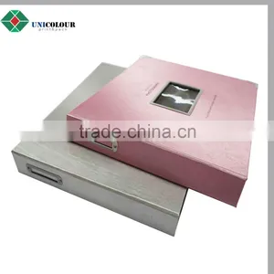 Custom Luxury Embossed Leather Cover Photo Album With PVC Insert thumbnail-4