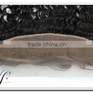 Wholesale Deep Wave 100% Virgin Human Hair Brazilian Hair Closure Silk Top Lace Closure thumbnail-5