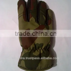 Paintball Gloves Cotton + Leather Cammo Shade ,PayPal Available thumbnail-1