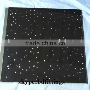 Hot Stamp High Glossy White Black Sparkle Pvc Panel Pvc Wall Cladding for uk thumbnail-2