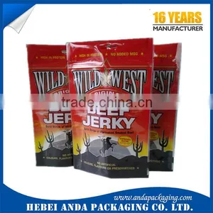 Snack Sachet Plastic Food Pouch Film / Stand up Zipper Bag For Snack Food Packaging thumbnail-1