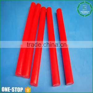 Plastic Products Manufacturer Custom Materials Plastic Bar Red Polyurethane PU Bar PU Rod thumbnail-3
