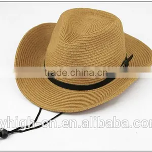 Custom Hand Made Promotional Natural Straw Hats thumbnail-5