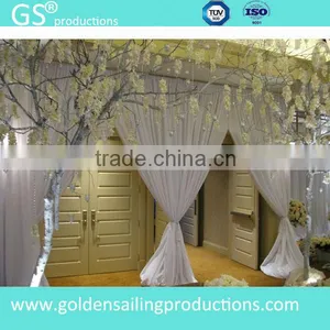 Decorative Wedding Backdrop Stand, Pipe and Drape System for Sale Quality Choice thumbnail-1