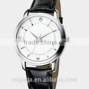 Men's/Women's Fashion Leather Band Couples Quartz Wrist Watch Sales Gift thumbnail-5
