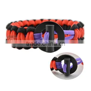 2016 Christmas Gift New Product Flint Fire Stick Paracord Bracelet thumbnail-1