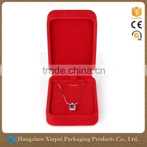 Custom Flock Jewelry Boxes Pendant Box thumbnail-1