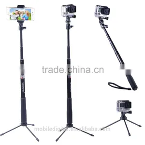 Smatree Gopro Accessories - SmaPole Q3 Telescoping Gopro Pole / Gopro Monopod With Tripod Mount Adapter+ Thumb Screw thumbnail-1