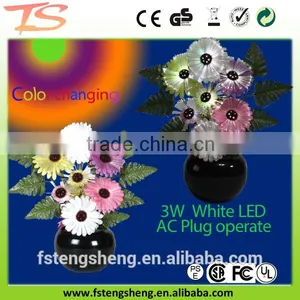 All Ocassions Decor Fibre Optic Articficial LED Silk Flower Light Hand Made Clear Daisy thumbnail-2