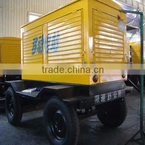 Best Quality 4 Wheels Mobile Trailer Diesel Generator Set 10-500KW thumbnail-1