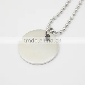 Fashion Jewellery Engraved Words Dream Hope Disk Pendant Jewelry Necklace thumbnail-3