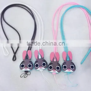 2016 Cute Silicone Mobile Phone Strap thumbnail-4