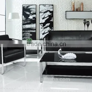 Classical Genuine Leather Folding Chair Sofa Bed HYS-264 thumbnail-1