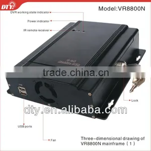 Full d1 H.264 Format Hard Disk 4-ch Mobile Dvr thumbnail-1